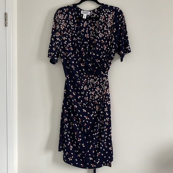 Motherhood Maturity Wrap Dress - Picture 2 of 5